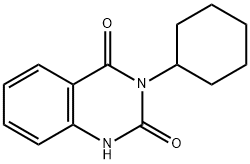 3-cyclohexylquinazoline-2,4(1H,3H)-dione 结构式