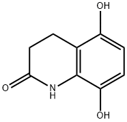 5,8-dihydroxy-3,4-dihydroquinolin-2(1H)-one 结构式