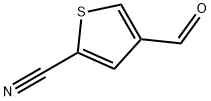 4-甲酰基噻吩-2-甲腈 结构式