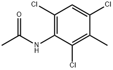 N-(2,4,6-trichloro-3-methylphenyl)acetamide 结构式