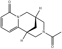 (1R,5S)-3-acetyl-3,4,5,6-tetrahydro-1H-1,5-methanopyrido[1,2-a][1,5]diazocin-8(2H)-one 结构式