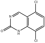 5,8-二氯喹唑啉-2-酮 结构式