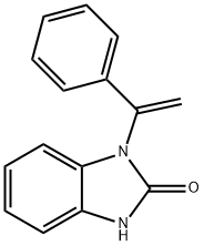 1-(1-苯基乙烯基)-2,3-二氢苯并咪唑-2-酮 结构式