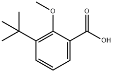 3-(tert-butyl)-2-methoxybenzoic acid 结构式