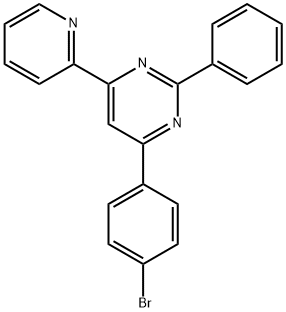 4'-(4-溴苯基)-2,2':6',2''-三联吡啶 结构式