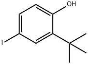 2-叔丁基-1-碘苯酚 结构式