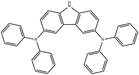 3,6-(二苯胺基)咔唑 结构式