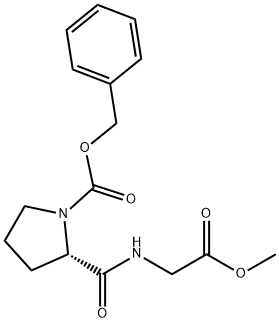 CARBOBENZYLOXYPROLYLGLYCINE METHYL ESTER 结构式