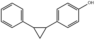 4-(2-Phenylcyclopropyl)phenol 结构式