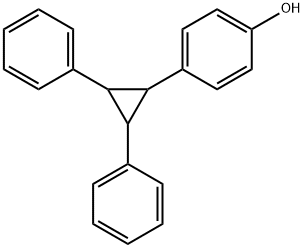 4-(2,3-Diphenylcyclopropyl)phenol 结构式