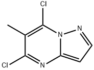 5,7-dichloro-6-methylpyrazolo[1,5-a]pyrimidine 结构式