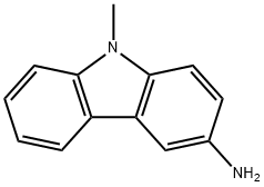 9-甲基咔唑-3-胺 结构式