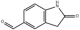 2-氧代吲哚啉-5-甲醛 结构式