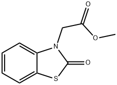 methyl (2-oxo-1,3-benzothiazol-3(2H)-yl)acetate 结构式