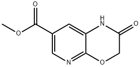 methyl 2-oxo-2,3-dihydro-1H-pyrido[2,3-b][1,4]oxazine-7-formate 结构式