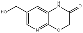 7-(hydroxymethyl)-1H-pyrido[2,3-b][1,4]oxazin-2(3H)-one 结构式