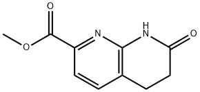 methyl 7-oxo-1,5,6,7-tetrahydro-1,8-naphthyridine-2-carboxylate 结构式