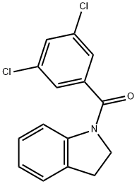 (3,5-Dichlorophenyl)(indolin-1-yl)methanone 结构式