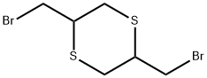 2,5-二溴甲基-1,4-二噻烷 结构式