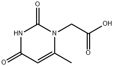 化合物 6-METHYLURACIL-1-YL ACETIC ACID 结构式