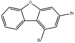 1,3-dibromodibenzofuran 结构式