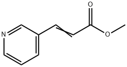 吡啶-3-丙烯酸甲酯 结构式