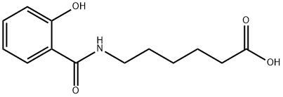 6-(2-hydroxybenzamido)hexanoic acid 结构式