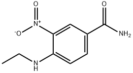 4-乙氨基-3-硝基苯甲酰胺 结构式
