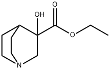 3-羟基奎宁环-3-甲酸乙酯 结构式