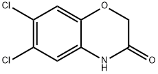 6,7-二氯-2H-苯并[B][1,4]噁嗪-3(4H)-酮 结构式