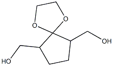 1,4-Dioxaspiro[4.4]nonane-6,9-dimethanol 结构式