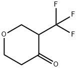 3-(三氟甲基)二氢-2H-吡喃-4(3H)-酮 结构式