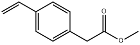 2-(4-乙烯基苯基)乙酸甲酯 结构式