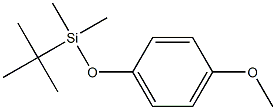 Silane, (1,1-dimethylethyl)(4-methoxyphenoxy)dimethyl- 结构式