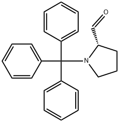 (S) -1-三基吡咯烷-2-甲醛 结构式