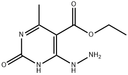 Ethyl 4-hydrazinyl-2-hydroxy-6-methylpyrimidine-5-carboxylate 结构式