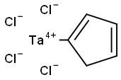 Cyclopentadienyltantalum tetrachloride, 97% 结构式