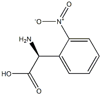 S-2-硝基苯甘氨酸 结构式