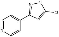 5-氯-3-(吡啶-4-基)-1,2,4-噻二唑 结构式