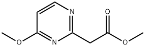 4-methoxy-2-Pyrimidineacetic acid methyl ester 结构式
