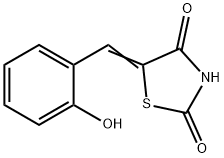 5-(2-HYDROXY-BENZYLIDENE)-THIAZOLIDINE-2,4-DIONE 结构式