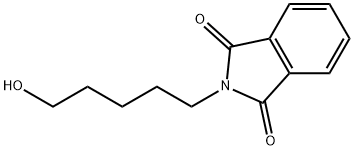 2-(5-羟基戊基)异吲哚啉-1,3-二酮 结构式