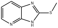 2-(甲硫基)-1H-咪唑并[4,5-B]吡啶 结构式