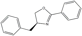 (4S)-4,5-二氢-2-苯基-4-(苯基甲基)噁唑 结构式