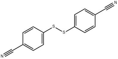4-[(4-氰基苯基)二硫基]苯甲腈 结构式