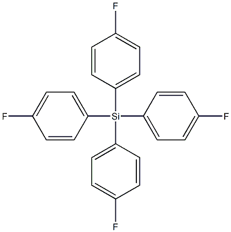 Silane, tetrakis(4-fluorophenyl)- 结构式