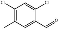 2,4-二氯-5-甲基苯甲醛 结构式