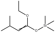 Silane, [(1-ethoxy-3-methyl-1-butenyl)oxy]trimethyl- 结构式