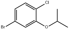 4-溴-1-氯-2-异丙氧基苯 结构式