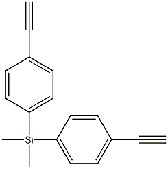 Silane, bis(4-ethynylphenyl)dimethyl- 结构式